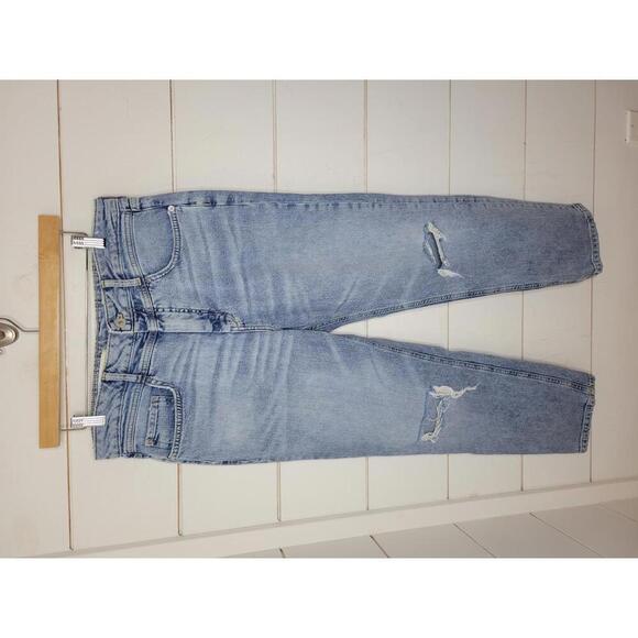Pilcro & the Letterpress. Anthropologie. Size 31 blue high rise slim jeans - Picture 1 of 6